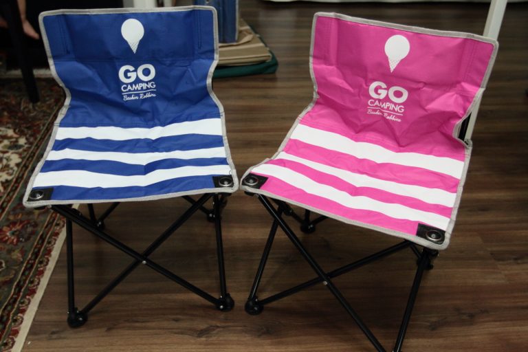 [캠핑용품] 배스킨라빈스 캠핑의자 개봉기