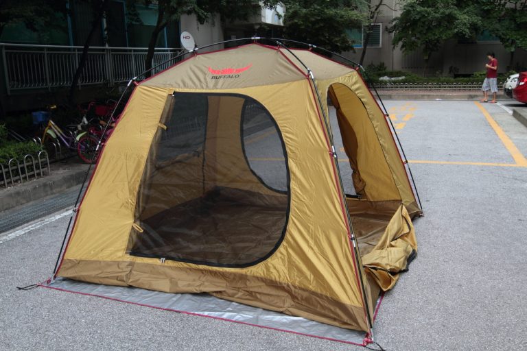 [캠핑용품] 버팔로 패밀리 돔 텐트 개봉 및 테스트 설치