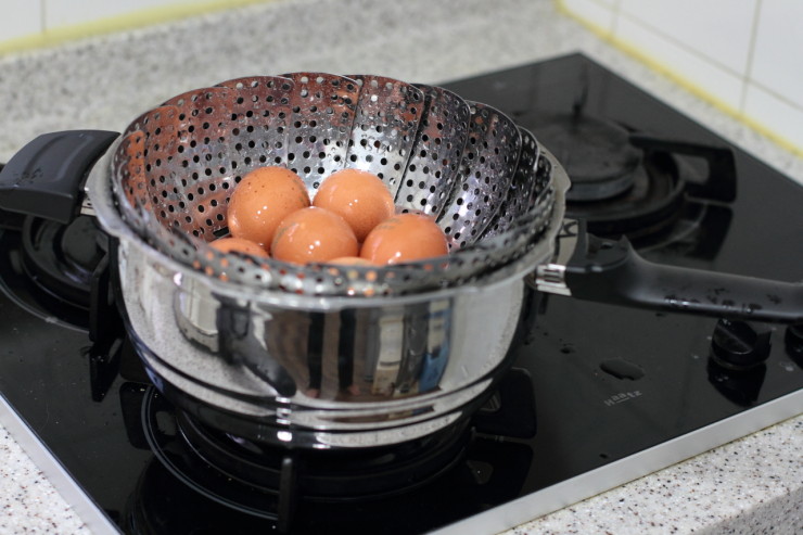 집에서 맥반석 계란 만들기 (2)