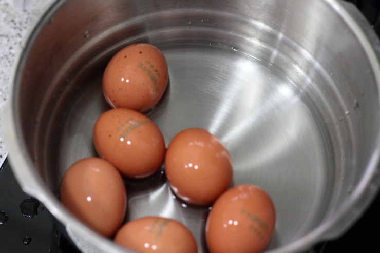 집에서 맥반석 계란 만들기 (3)