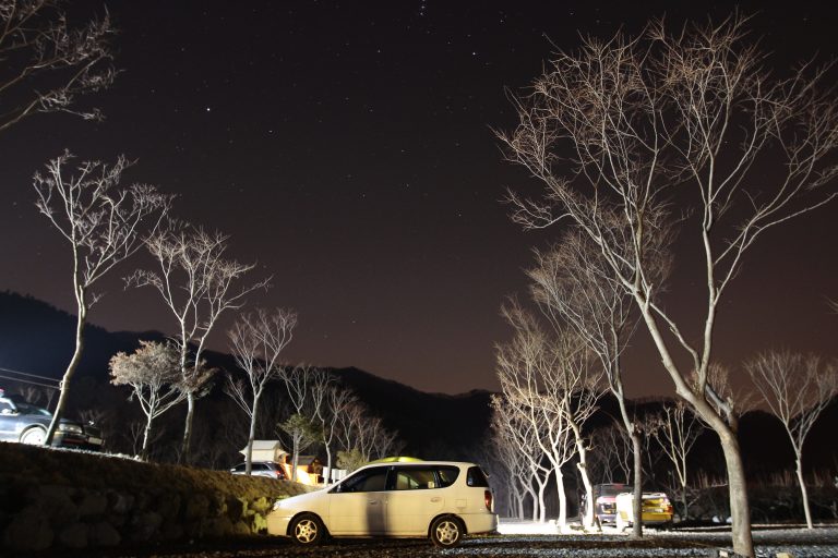 포천 대회산 캠핑장의 밤