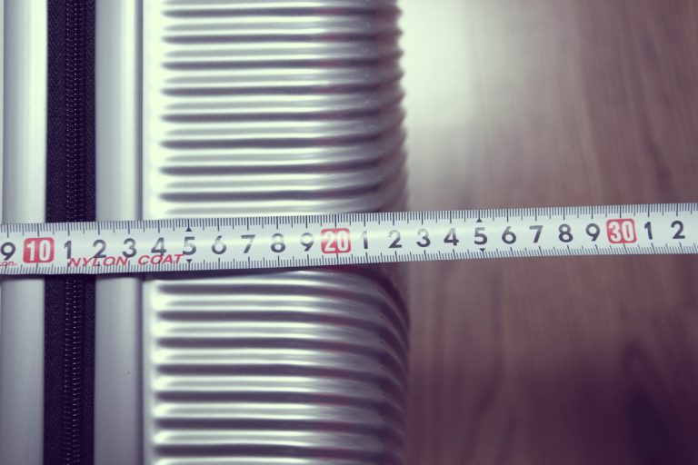 기내용 캐리어(여행용 캐리어) 사이즈 재는 방법