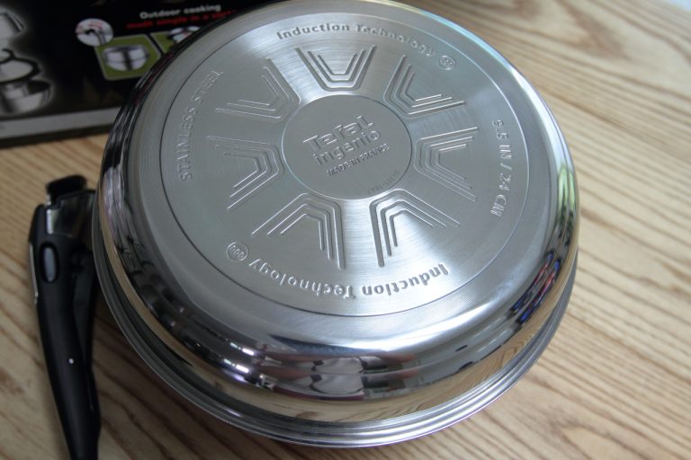 [캠핑용품] 후라이팬 코팅이 좋은 스테인레스 코펠, 테팔 스마트 아웃도어 코펠