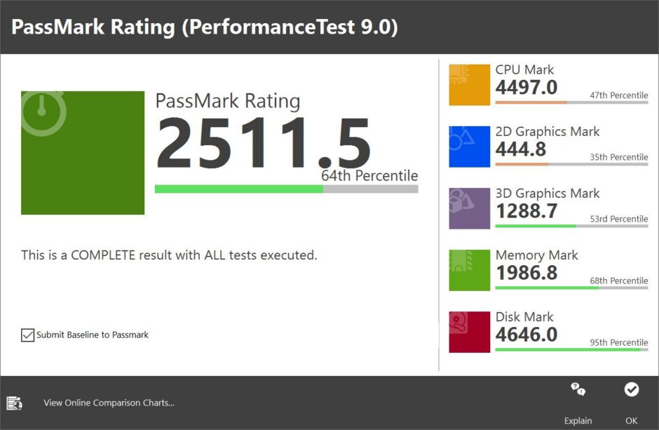 ASUS T303UA 벤치마크 TEST (2)