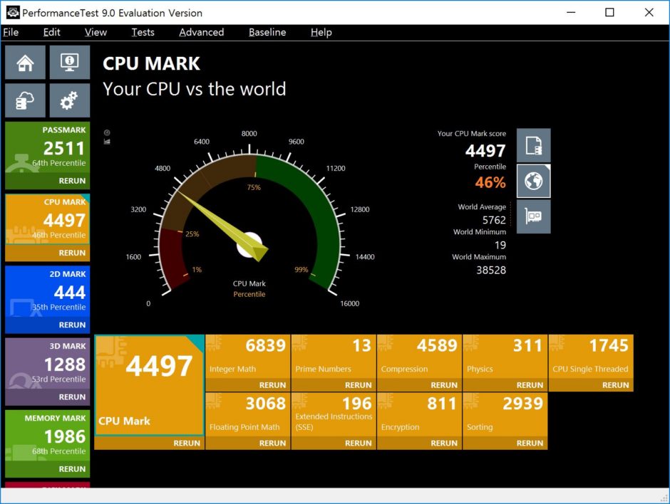 ASUS T303UA 벤치마크 TEST (3)