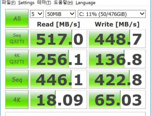 ASUS T303UA 벤치마크 TEST (11)