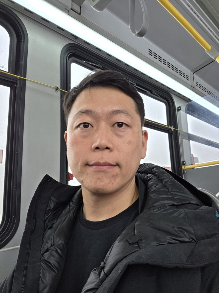 Selfie inside Oakville Transit bus