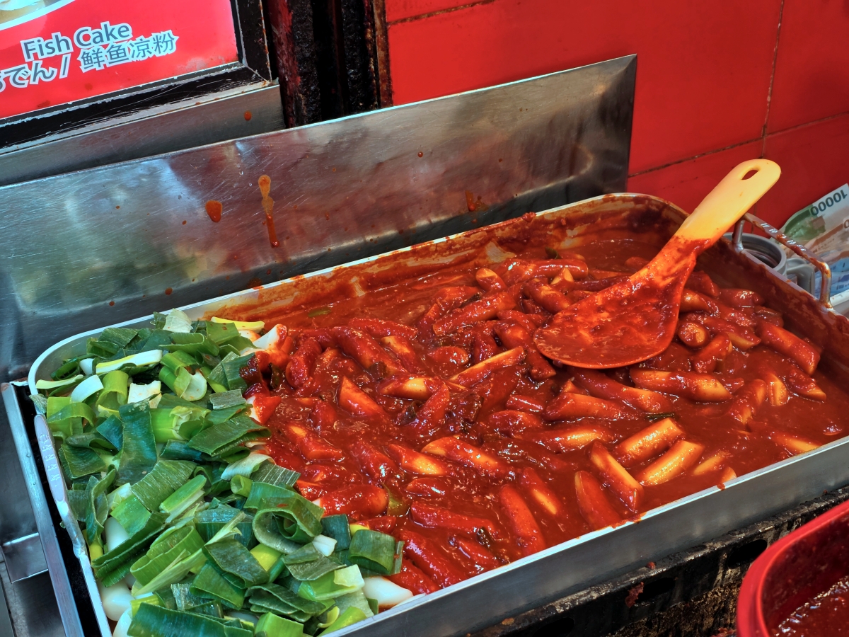 Myeongdong topokki at Shinsegae Topokki in Seoul