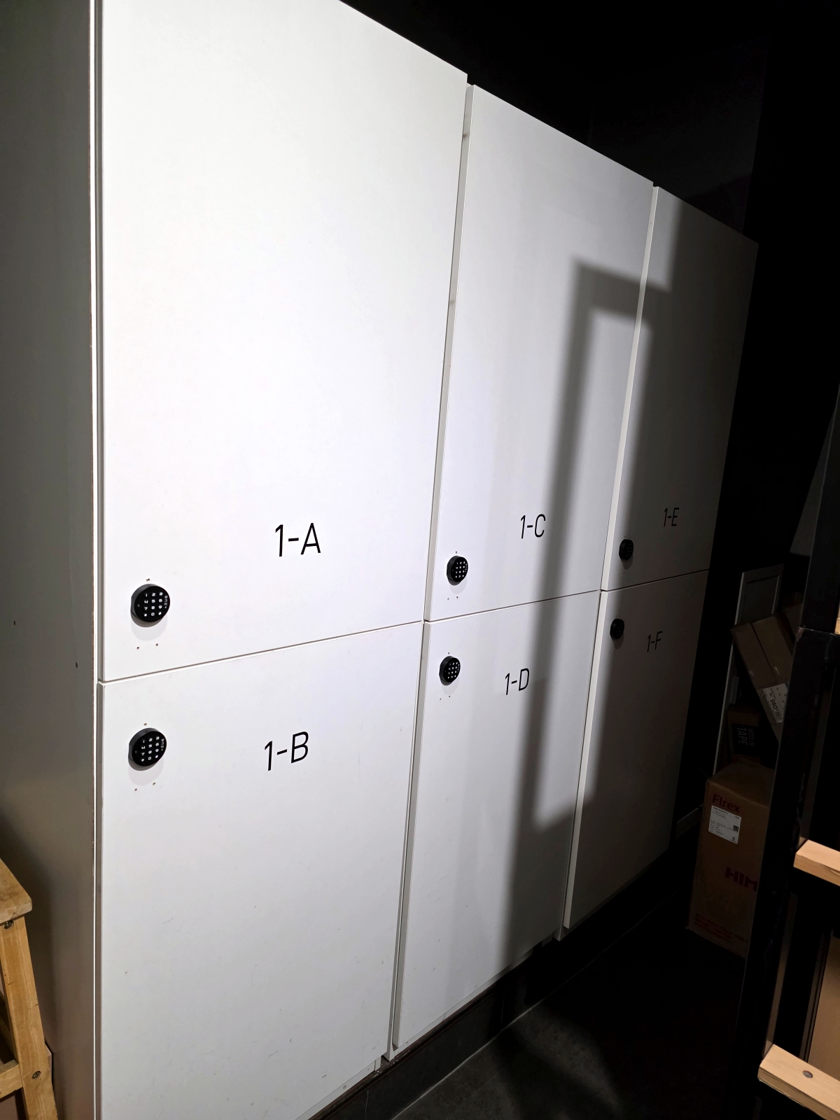 lockers at THE CAPSULE Myeongdong