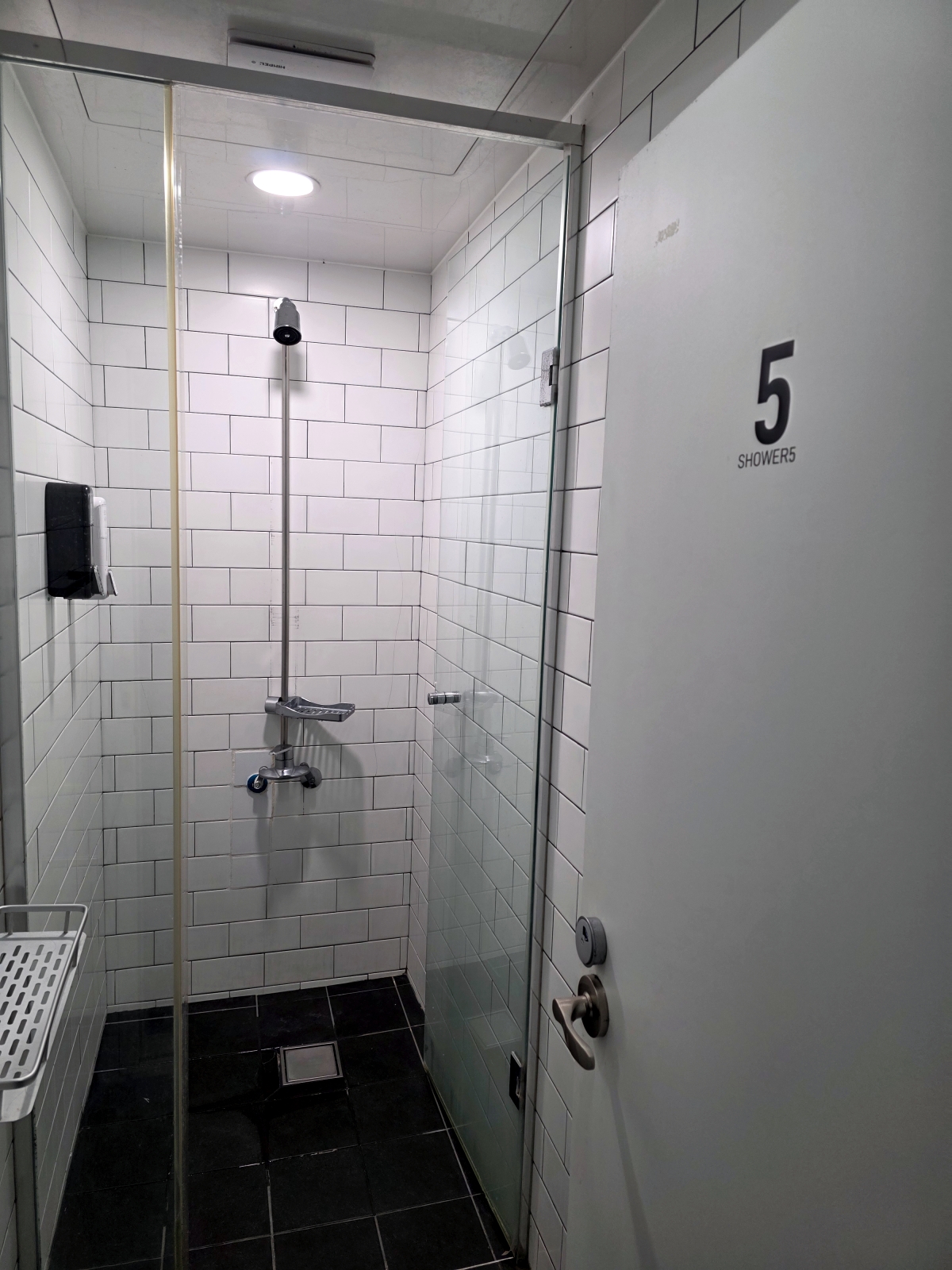 shower booth number 5