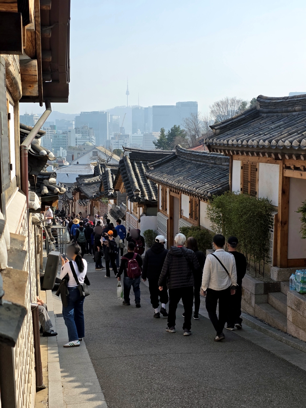 N Seoul Tower view from Bukchon