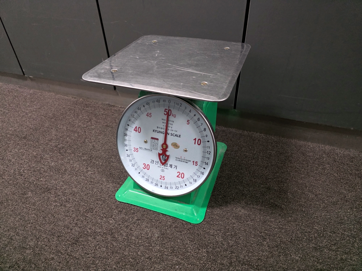 luggage scale Step Inn Myeongdong