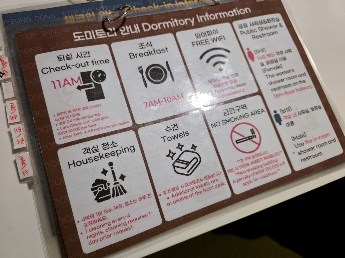 Step Inn Myeongdong dormitory information